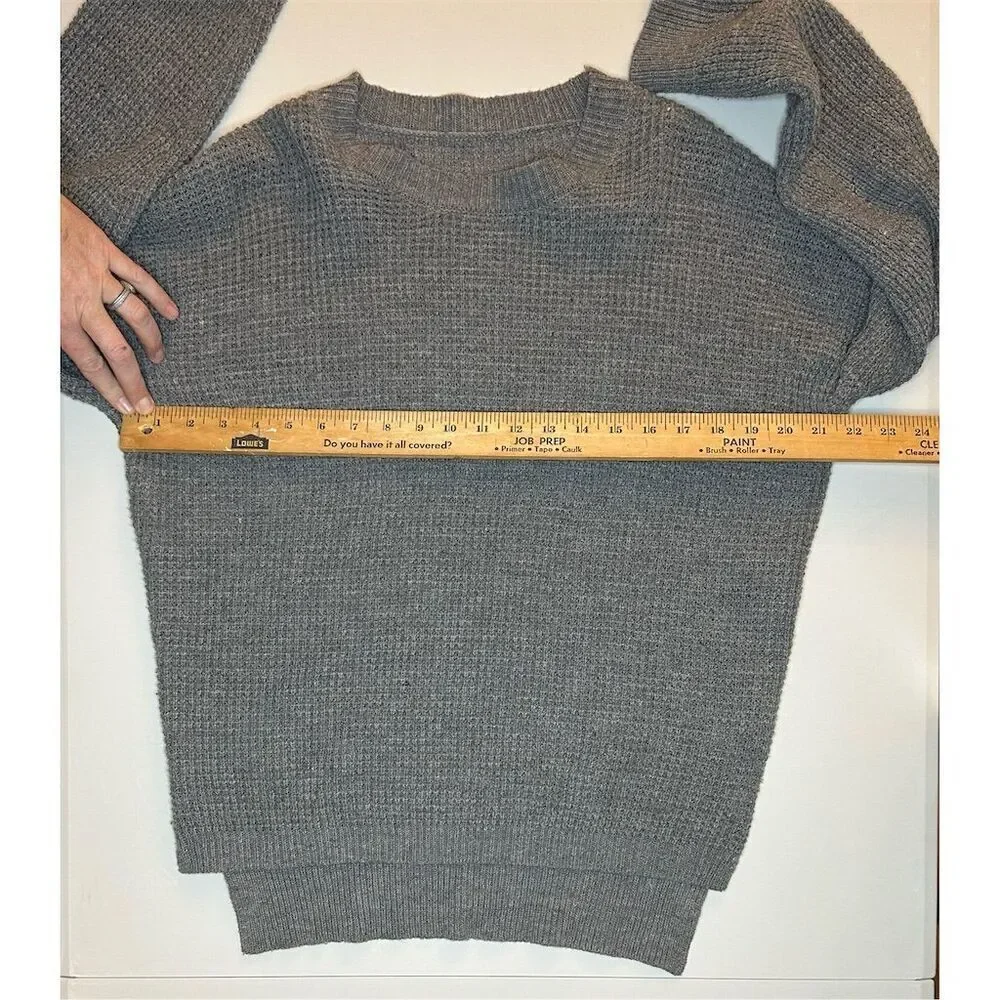 Amazon Gray Crew Neck Sweater